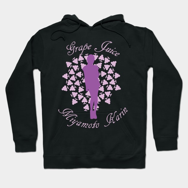 Miyamoto Karin's Grape Juice Hoodie by Suminatsu